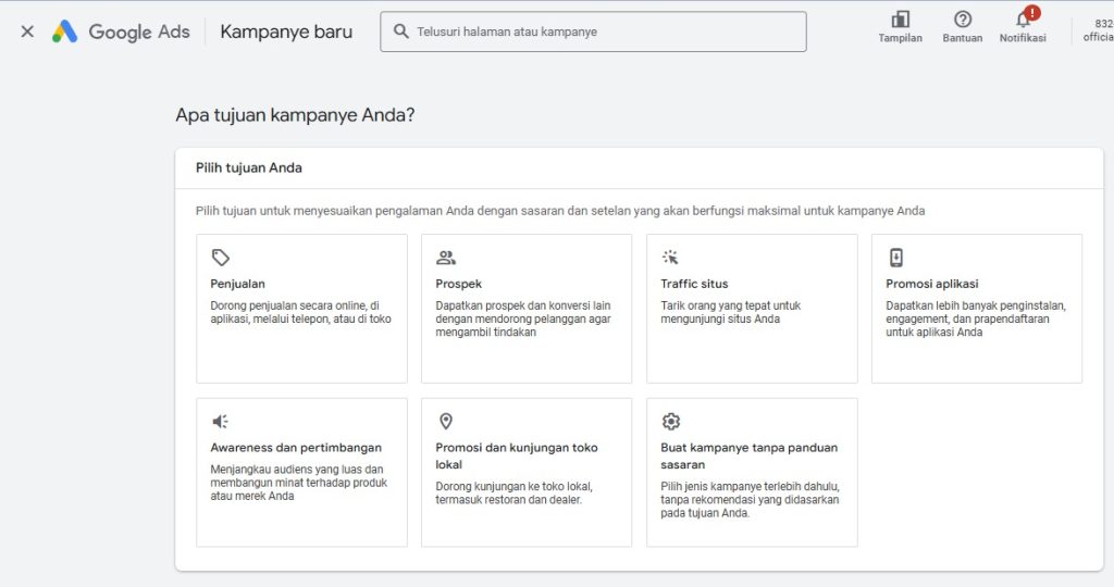 Membuat Kampanye Iklan di Google Ads Manager