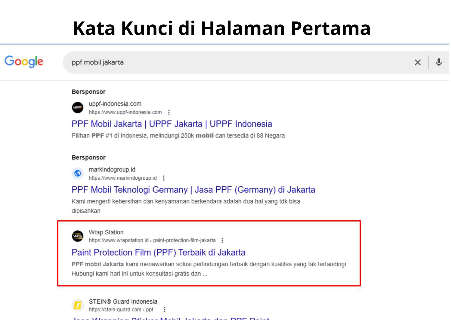 Portfolio dan Studi Kasus SEO Wrap Station