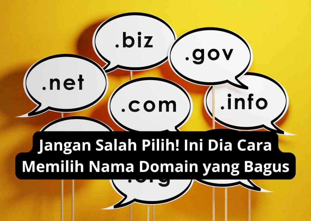 Jangan Salah Pilih! Ini Dia Cara Memilih Nama Domain yang Bagus