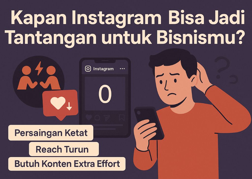 Kekurangan Instagram untuk Bisnis